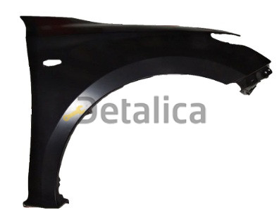 Крыло Митсубиси L200 15- переднее правое с отверст.под повторитель, без отв.под расширитель (Китай)