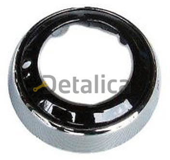 Решетка бампера Митсубиси Outlander XL 2010- передняя правая под противотуманки, хром-черн (Китай)