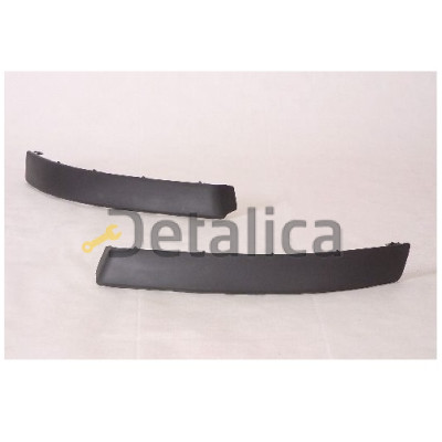 Молдинг бампера передний левый черный для Ситроен С4 от 2005-2008