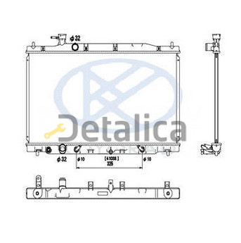 Радиатор охлаждения для Хонда СРВ 3 Koyo Япония АТ