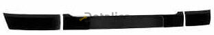 Renault CLIO (SIMBOL) молдинг бампера передн л+п (комплект) + креплен номер.знака (тайвань) черн