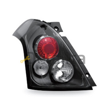 Фонари задние тюнинг комплект для Сузуки Свифт прозрачные внутри чёрные Junyan