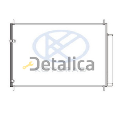 Радиатор кондиционера для Toyota Auris (Koyo)