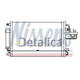 Радиатор кондиционера для Киа Церато от 2004 (Nissens)
