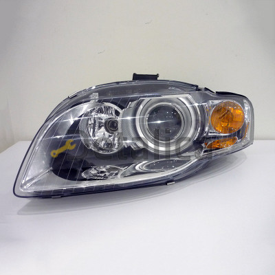 Фара левая ксенон линзованная с рег мотора для Ауди А4 от 2005-2006 (Depo)