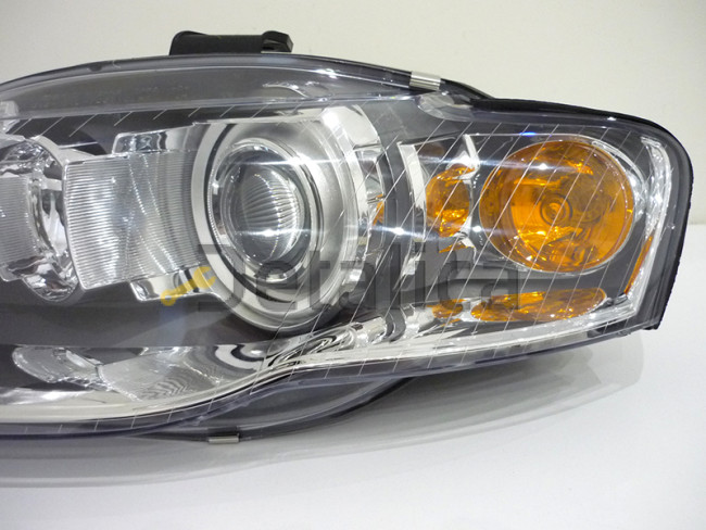 Фара левая ксенон линзованная с рег мотора для Ауди А4 от 2005-2006 (Depo)