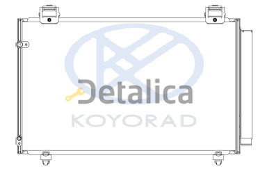 Конденсатор для COROLLA кондиц {+MATRIX 03-06} (KOYO)