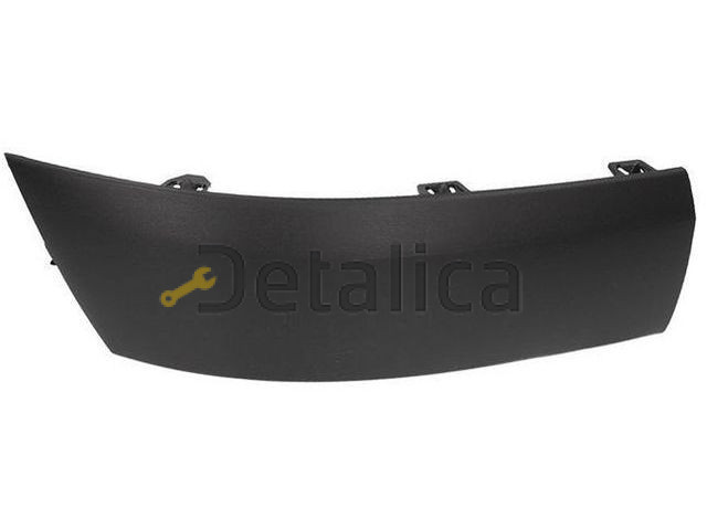 Renault CLIO (SIMBOL) молдинг бампера передн прав черн
