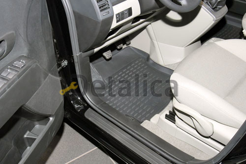 Коврики в салон Chevrolet Lanos резиновые 4 шт