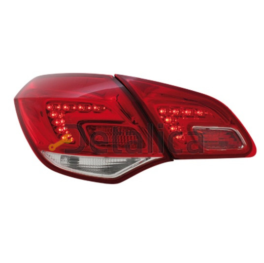 Фонарь задний внешний+внутренний левый+правый комплект 5 дв тюнинг с диод красн-тонированный для Опель Астра J от 2009