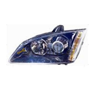 Фара левая ксенон  под корректор внутри черная для Форд Фокус