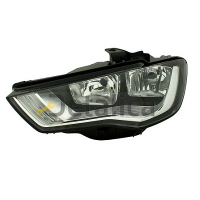 Фара левая с регулятор мотора для Ауди А3 В8 от 2012 - 2014 (Depo) галоген