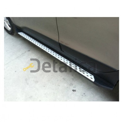 Пороги-подножки комплект для Хендай IX35 Вариант 3 от 2010 (Тайвань)