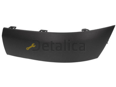 Renault CLIO (SIMBOL) молдинг бампера передн лев черн