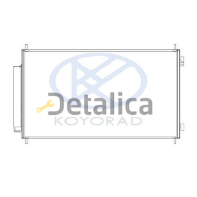 Радиатор кондиционера для Хонда СРВ 3 Koyo Япония