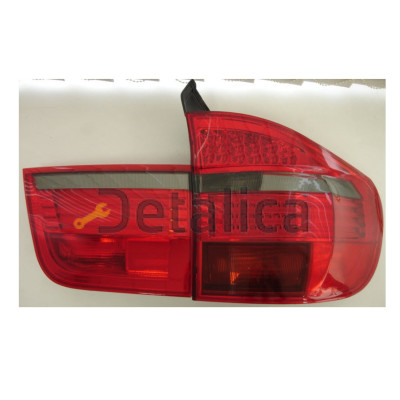 Фонари тюнинг-комплект BMW E70 X5 2007-2010 красно-тёмные