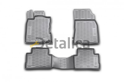 Коврики салонные полиуретан 4шт для Ниссан Кашкай J11E