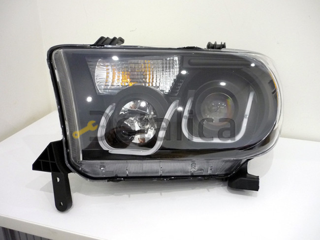 Фары тюнинг-комплект линзованные Devil Eyes для Тойота Секвойя-Тундра 2007-2010