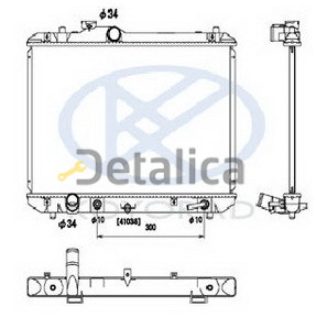 Радиатор охлаждения для Сузуки Свифт АТ Koyo Япония