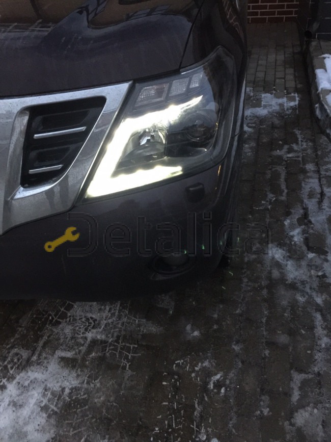 Фары тюнинг комплект Devil Eyes для Ниссан Патрол Y62