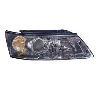 Фара правая под корректор для Хендай НФ от 2004 (Depo)