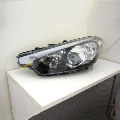 Фара левая линзованная для Киа Церато 3 от 2013 (Depo)