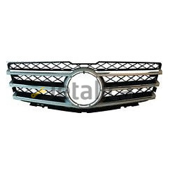 Решетка радиатора хром-черный для Мерседес X204 GLK-Class от 2010