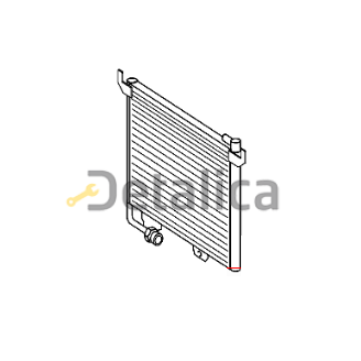 Радиатор кондиционера Мерседес G400 CDi оригинал