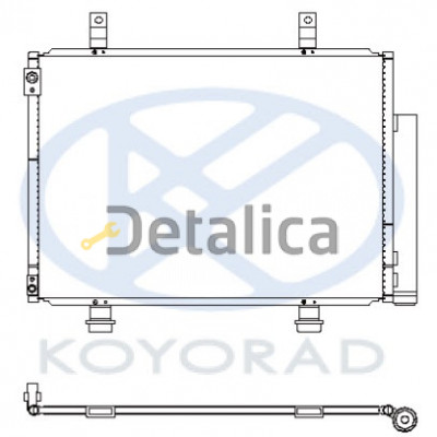 Радиатор кондиционера для Сузуки Свифт 4 Koyo Япония