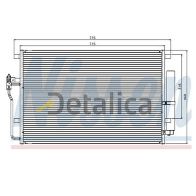 Радиатор кондиционера для Фольксваген Крафтер от 2006 (Nissens)