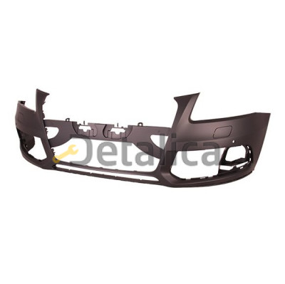 Бампер передний с отв под омыватели фар под датчики для Ауди Q5 от 2013 (Тайвань) грунт