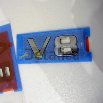 Шильдик V8 на крыло Ниссан Патрол 62 рестайл