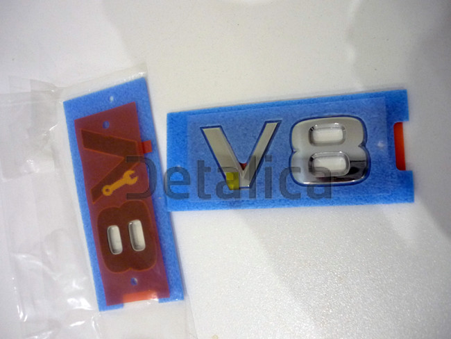 Шильдик V8 на крыло Ниссан Патрол 62 рестайл