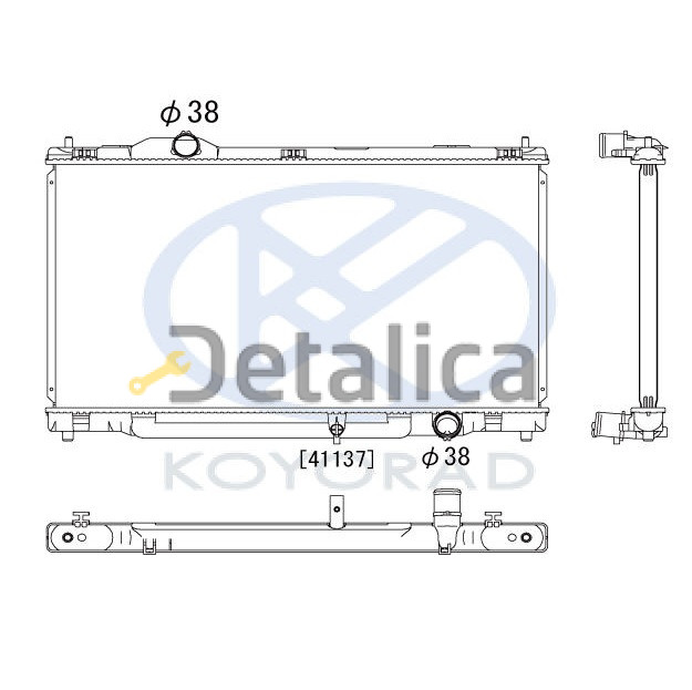 Радиатор охлаждения для Лексус GS 300/430 III Ava Германия