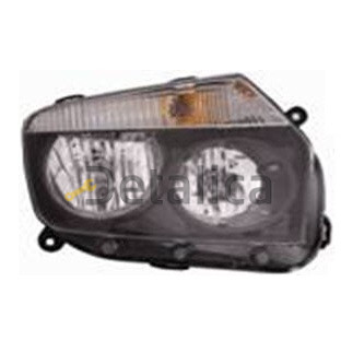 Фара правая  для Рено Дастер внутри чёрная