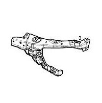 Крепление фары левой для Опель Астра H от 2004