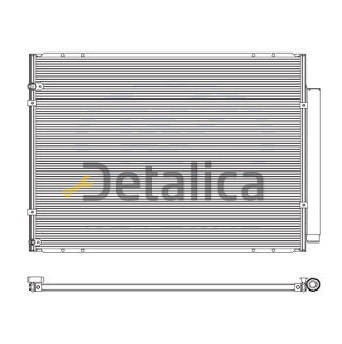 Радиатор кондиционера для Lexus RX300 | RX330 | RX350 3.5 Koyo Япония