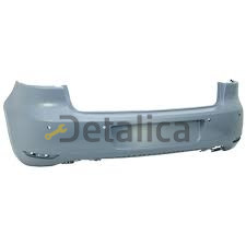 Бампер задний с отверстиями под парктроники для Фольксваген Гольф 7 от 2012 (Тайвань) грунт