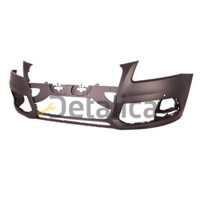 Бампер передний без отв под омыватели фар с отв под датчики для Ауди Q5 от 2013 (Тайвань) грунт