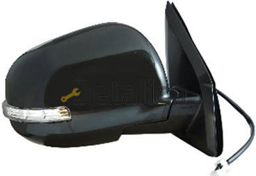 Зеркало Митсубиси Outlander XL 2010- правое электр, подогрев, указат.поворота (convex) {4008 12-/ C4 AIRCROSS 12-} (Тайвань)