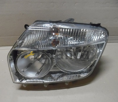 Фара левая для Рено Дастер оригинал внутри хром