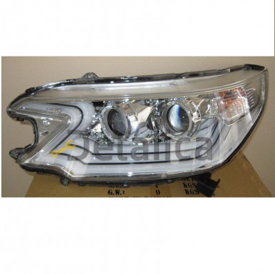 Фары тюнинг-комплект со светящимся секциями под корректор EAGLE EYES внутри хром для Honda CR-V 4