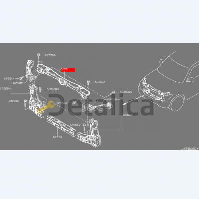 Передняя панель для Ниссан Патрол Y62
