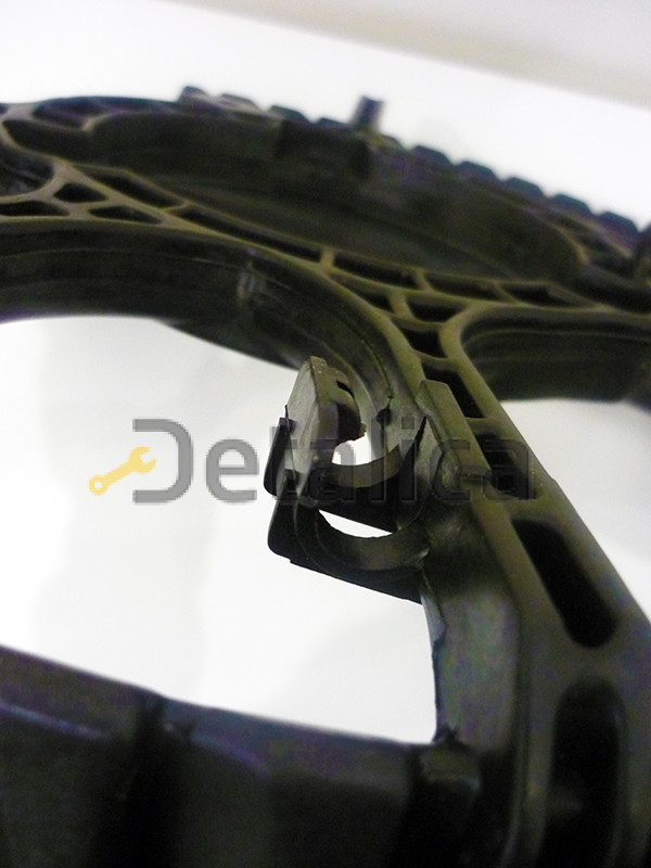 Корпус диффузора радиатора охлаждения для Киа Пиканто рестайлинг (Оригинал)