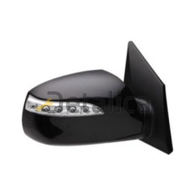 Зеркало правое электрическое с подогревом указатель поворота автоскладывающееся для Хендай IX35 от 2010 (Тайвань)