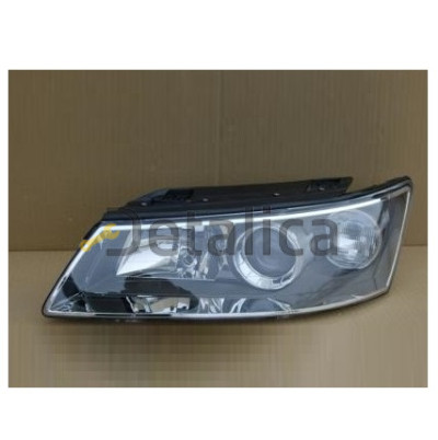 Фара левая с светящимся ободком для Хендай НФ от 2004 (Китай)