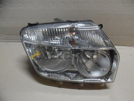 Фара правая для Рено Дастер оригинал внутри хром