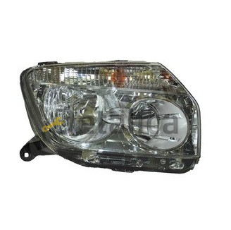 Фара правая для Рено Дастер оригинал внутри хром