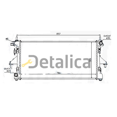 Радиатор охлаждения для Ситроен Джампер Китай