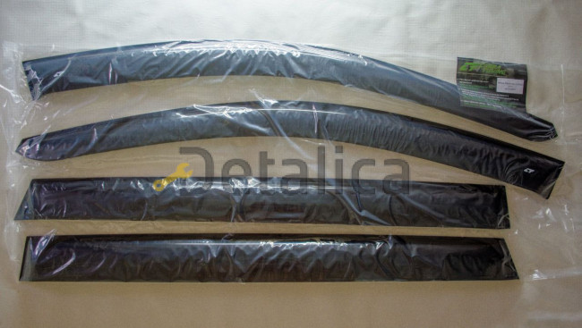 Дефлекторы окон для Ниссан Патфайндер Р52 тёмные Дефлекторы окон для Ниссан Патфайндер Р52 тёмные